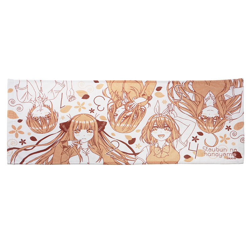 全棉數(shù)碼印花卡通五等分新娘毛巾定制.jpg